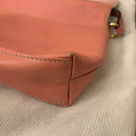 Vintage Kate Spade Purse / Clutch - Pink / Green Interior - Picture 15 of 16